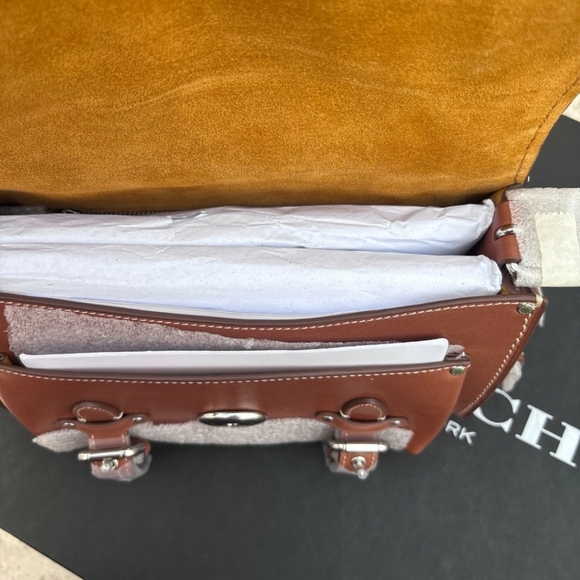 Brand NEW COACH Western Tabby In Leather Burnished Amber - Picture 5 of 5